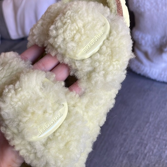 NWT BIRKENSTOCK BIG BUCKLE Teddy Fur Arizona! - Picture 12 of 14